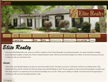Tablet Screenshot of eliterealtyonline.com